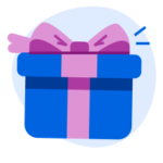 An illustration of a gift box.