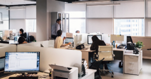 Employees in an office