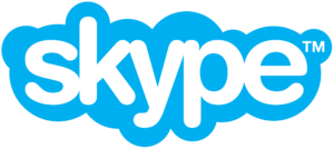 An illustration of Skype's logo.