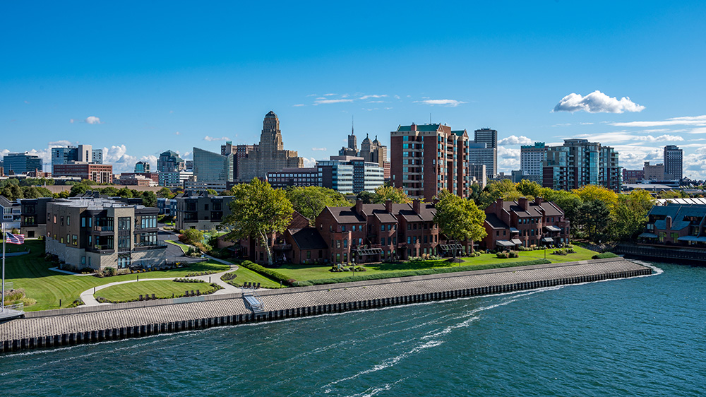 Photograph of downtown Buffalo, New York