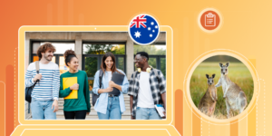 ApplyInsights banner featuring Australia iconography and photos of students and kangaroos