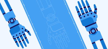 Illustration representing mechatronics and robotics