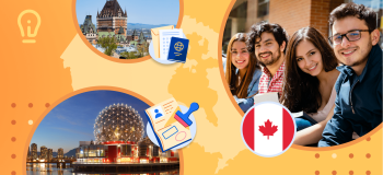 Young families coming to Canada with their children