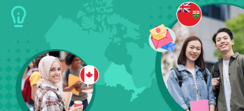 Diverse students studying in Ontario