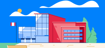 Illustration of school